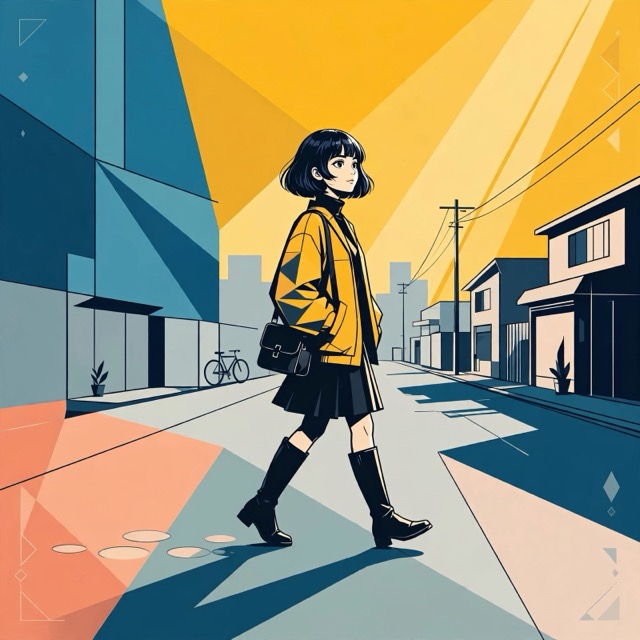 The GraphicAnime style rendered with Muse 1.0