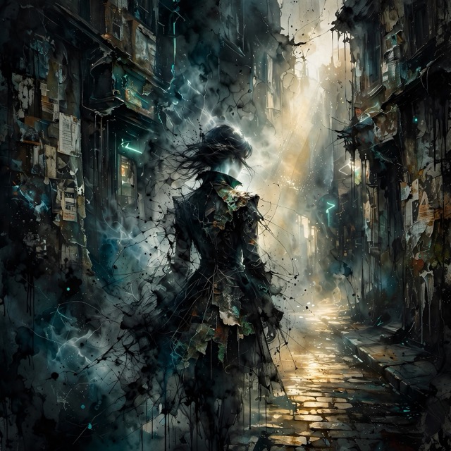 The Spectral Ink Gothic style rendered with Muse 1.0