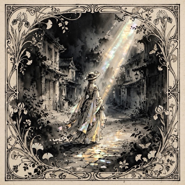The Crystalline Nocturne style rendered with Muse 1.0