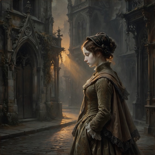 The Twilight Porcelain Melancholia style rendered with Muse 1.0