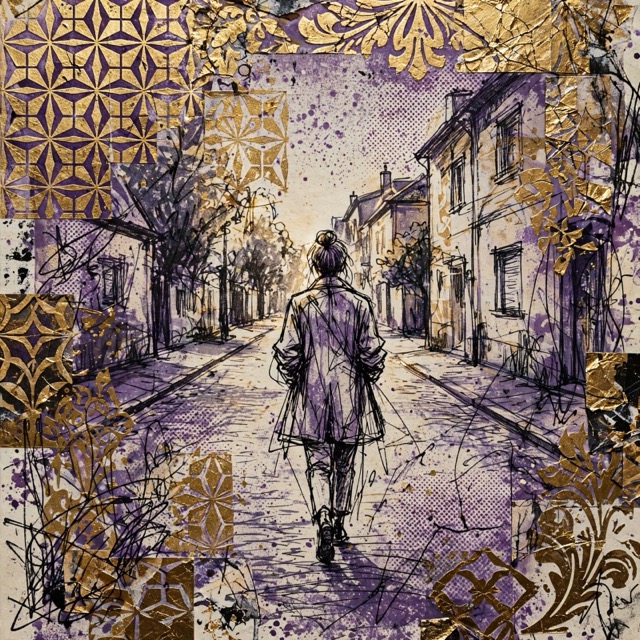 The Byzantine Punk Print style rendered with Muse 1.0