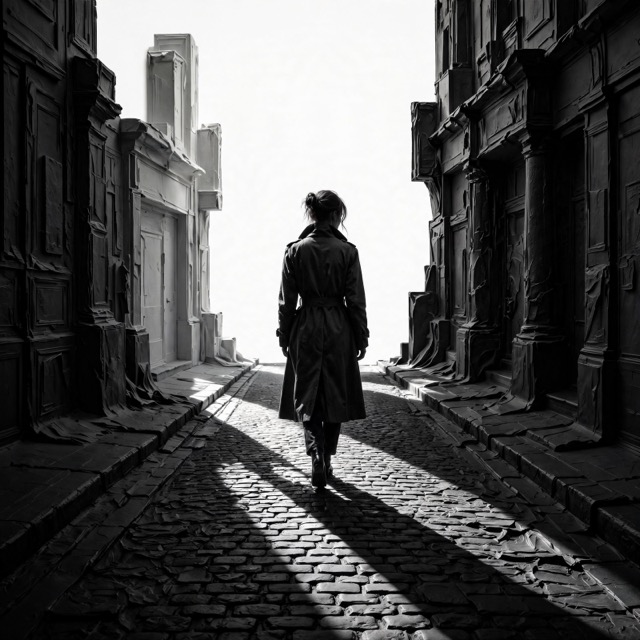 The Noir-Minimalist style rendered with Muse 1.0
