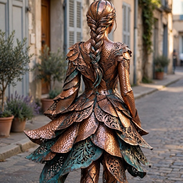 The Hammered Copper style rendered with Muse 1.0