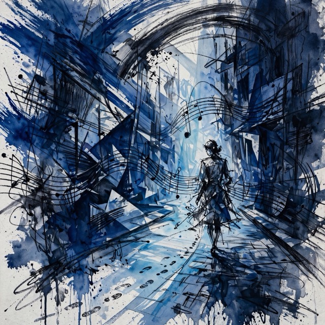 The Midnight Charcoal Cadence style rendered with Muse 1.0