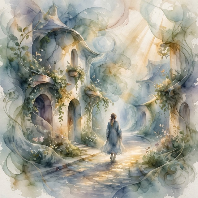 The AtmosphericSerenity style rendered with Muse 1.0