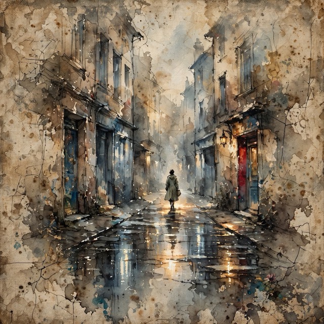 The Aged-Varnish Decay style rendered with Muse 1.0