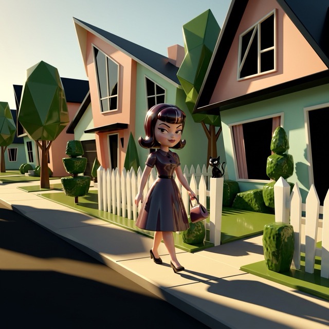 The Vinyl Gothic style rendered with Nano Banana 2.1