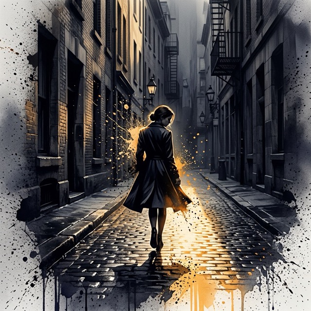 The Explosive Noir Expressionism style rendered with Nano Banana 2.1