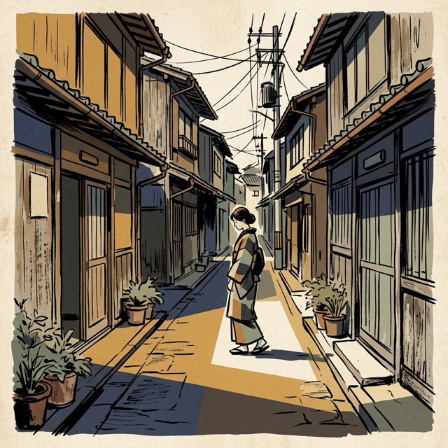 The Floating World-Ink Fusion style rendered with Nano Banana 2.1