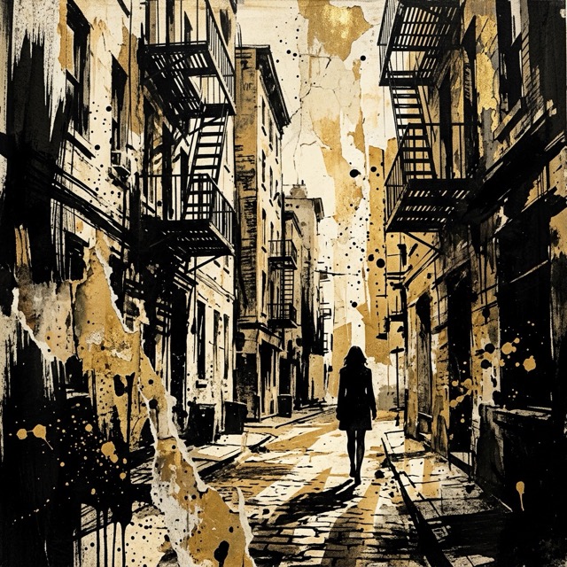 The Urban Decay Noir style rendered with Nano Banana 2.1