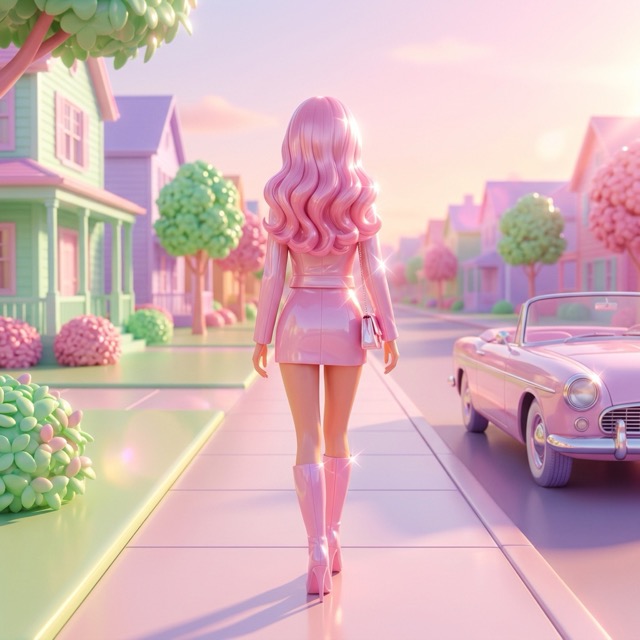 The BarbieGlamor style rendered with Nano Banana 2.1