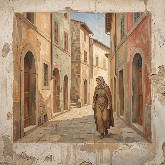 The Fresco style rendered with Nano Banana 2.1