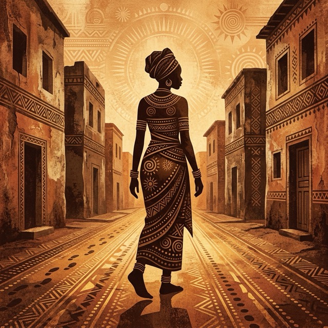 The Ochre Silhouette style rendered with Nano Banana 2.1