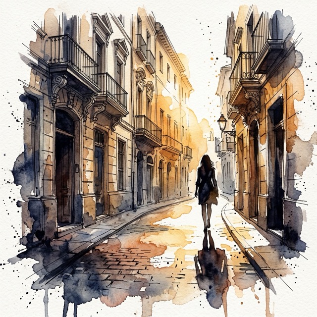 The Urbaquarelle style rendered with Nano Banana 2.1