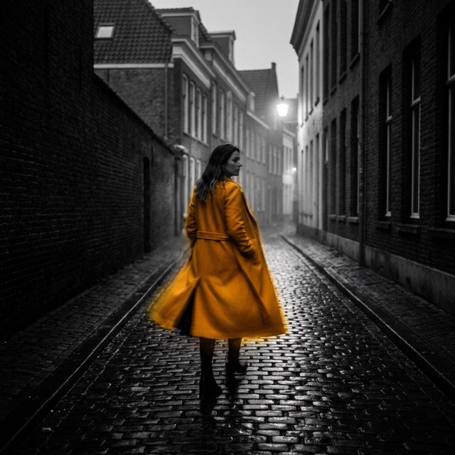 The Chromatic Noir Isolation style rendered with Nano Banana 2.1