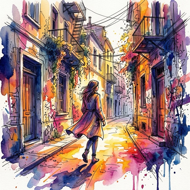The Watercolor Expressionism style rendered with Nano Banana 2.1