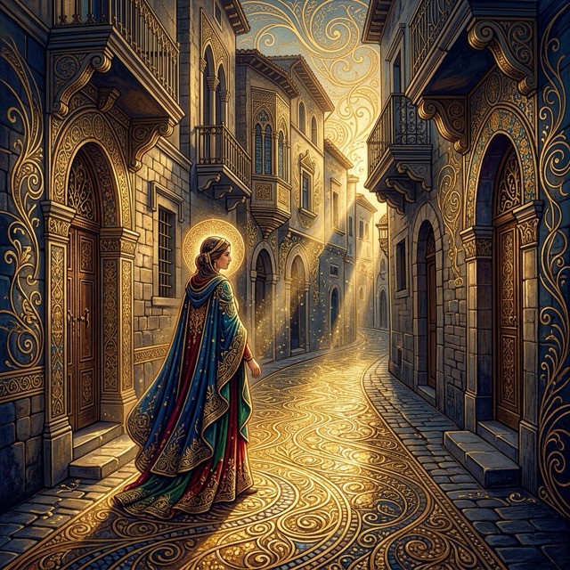 The Byzantine luminosity style rendered with Nano Banana 2.1
