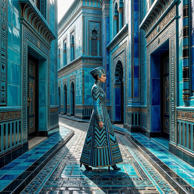 The Faience style rendered with Nano Banana 2.1