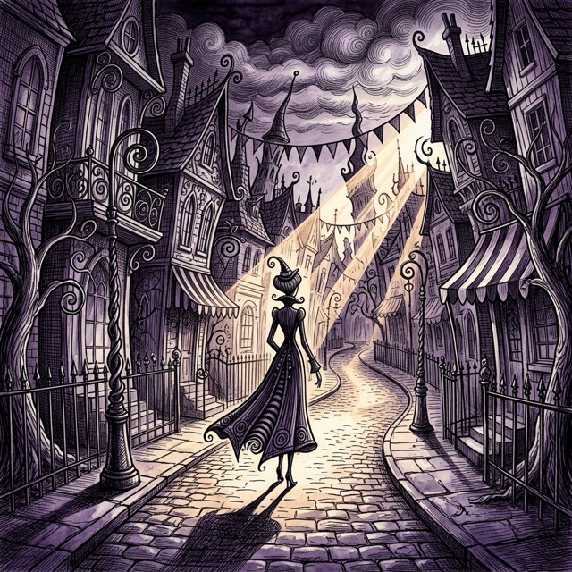 The Halloween:TimBarton style rendered with Nano Banana 2.1