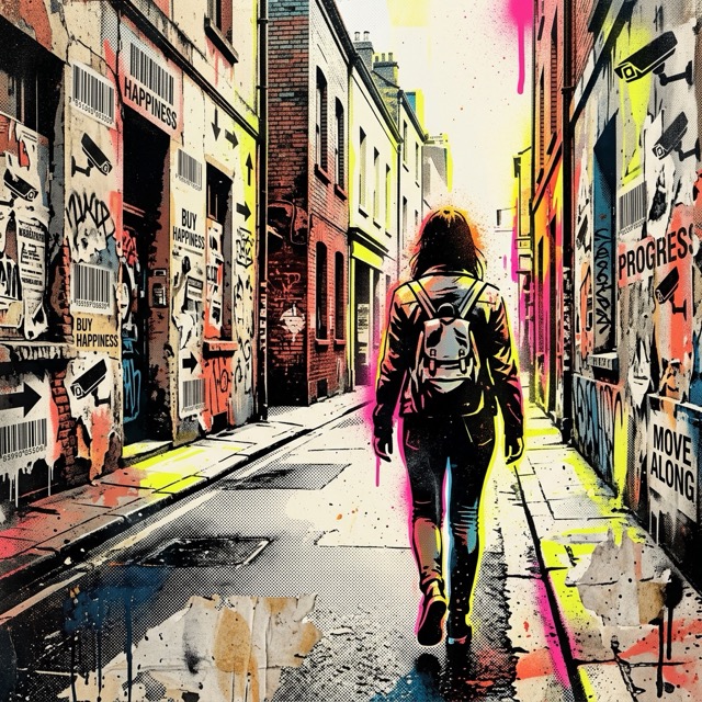 The Urban Stencil Pop style rendered with Nano Banana 2.1
