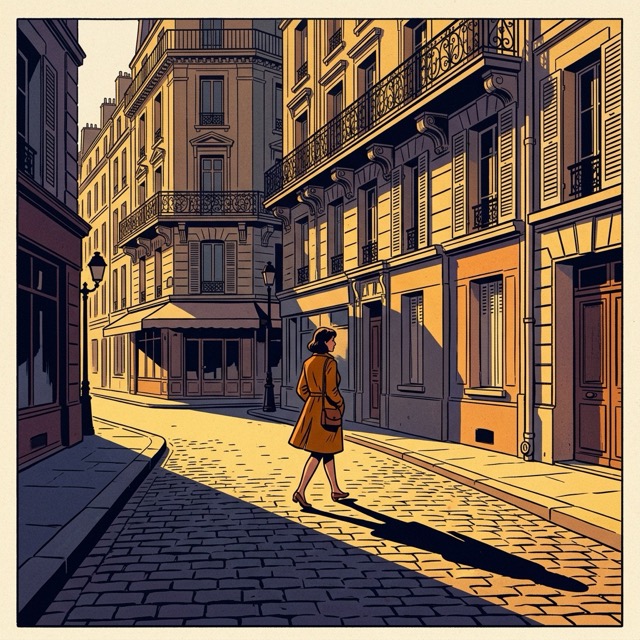 The Ligne-Noir style rendered with Nano Banana 2.1