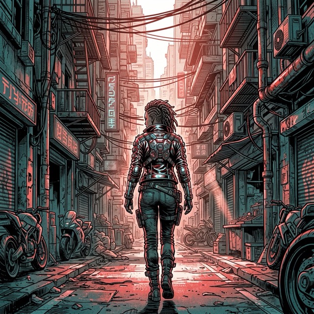 The GrittyCyberpunk style rendered with Nano Banana 2.1