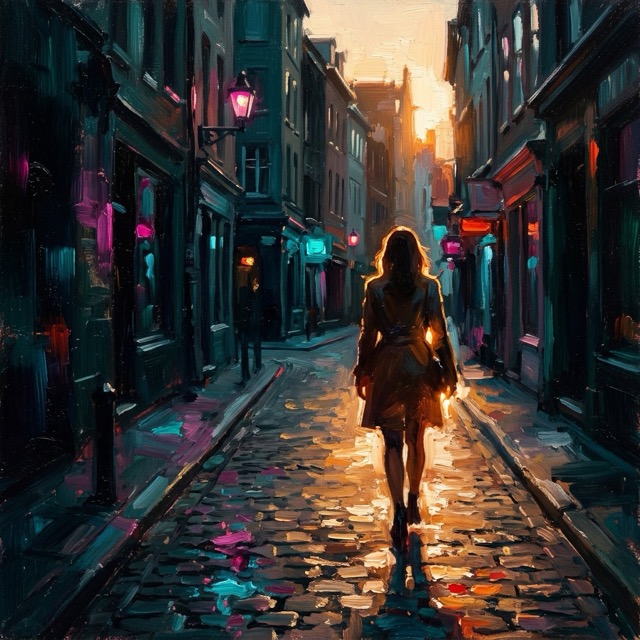 The Neon Night style rendered with Nano Banana 2.1