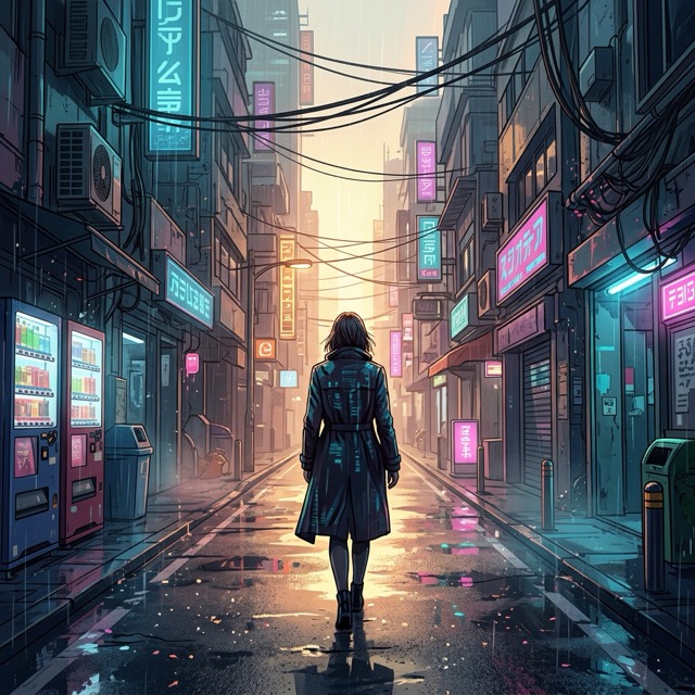 The Neo-Edo Neon style rendered with Nano Banana 2.1