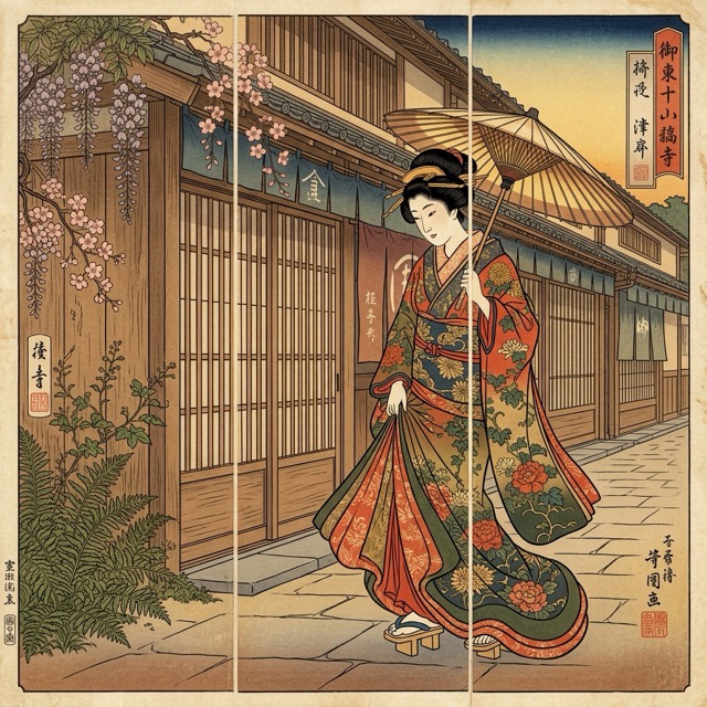 The BijinUkiyoe style rendered with Nano Banana 2.1