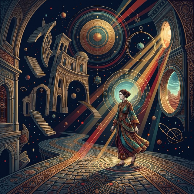 The Cosmoria style rendered with Nano Banana 2.1