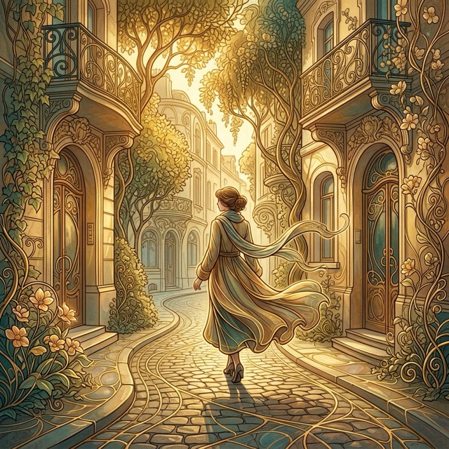 The Luminous Nouveau Flow style rendered with Nano Banana 2.1