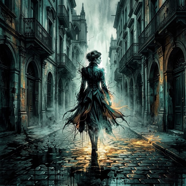 The Spectral Ink Gothic style rendered with Nano Banana 2.1