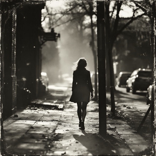Sample image in the Scratched Silver Plate style