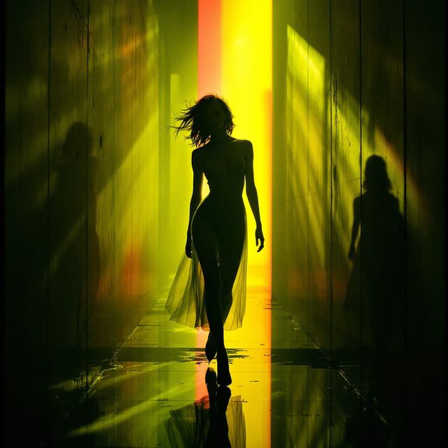 Sample image in the Neon Provocation style