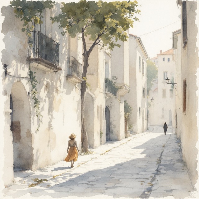 Sample image in the Bleached Paper Wash style