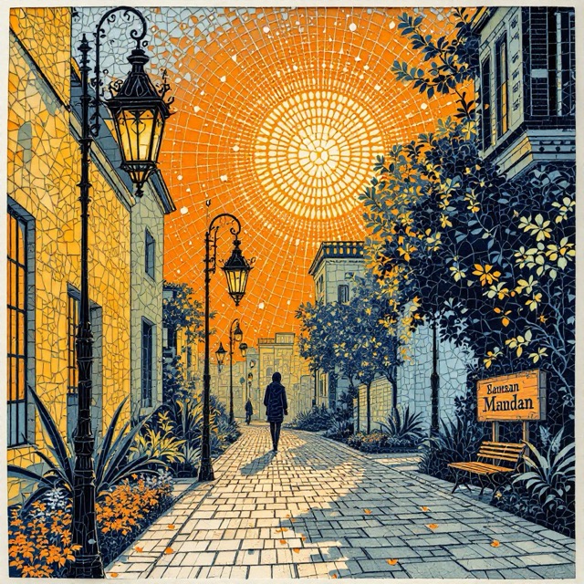 Sample image in the Snipped Bulb-Filigree style