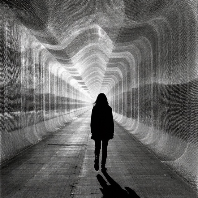 Sample image in the Etched Moire Backlight style