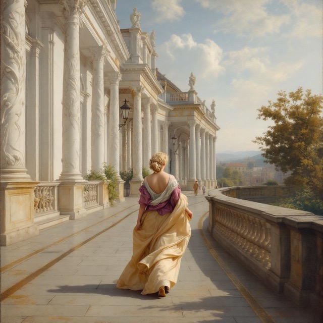Sample image in the Pumiced Gilt Pastel style