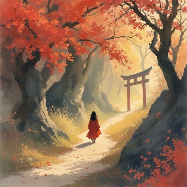 The Minhwa-Watercolor style rendered with FLUX 1.1 pro