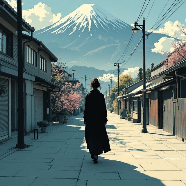 The VectorUkiyo style rendered with FLUX 1.1 pro