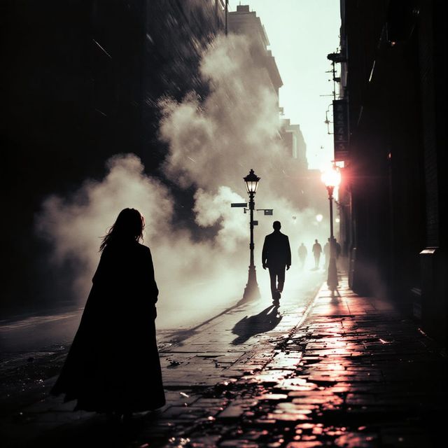 The Chromatic Noir Isolation style rendered with FLUX 1.1 pro