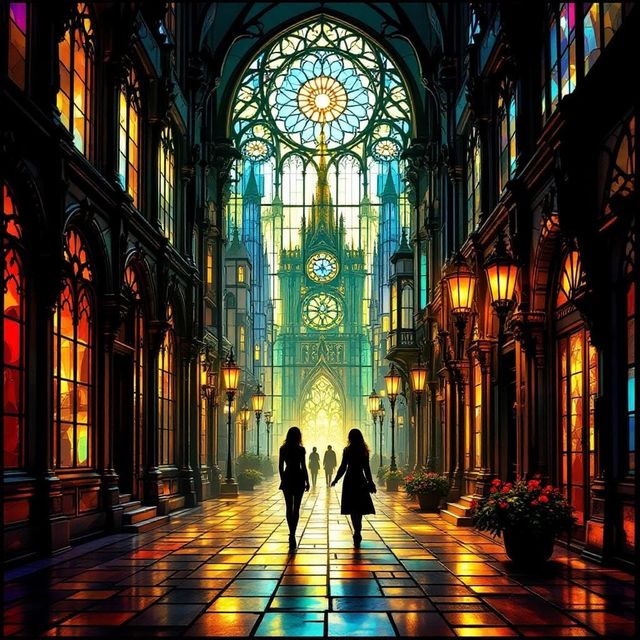 The LuminousFantasy style rendered with FLUX 1.1 pro