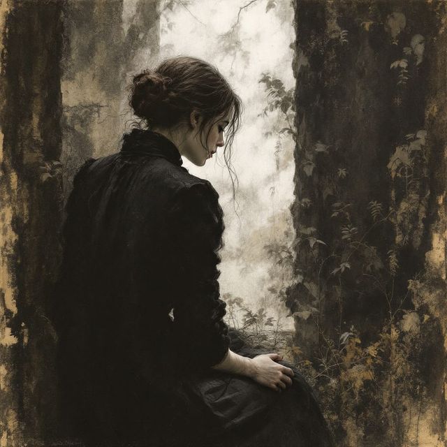The Victorian Graphite Intimacy style rendered with FLUX 1.1 pro