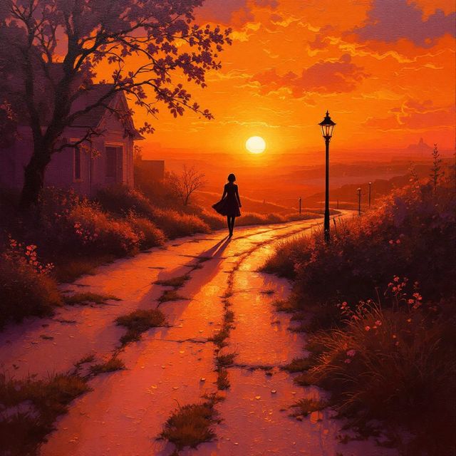 The Western Sunset style rendered with FLUX 1.1 pro