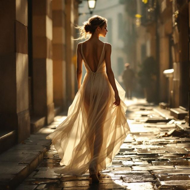 Sample image in the Golden Romantic Idealism style