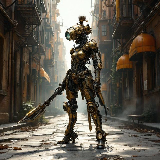 Sample image in the Steampunk style