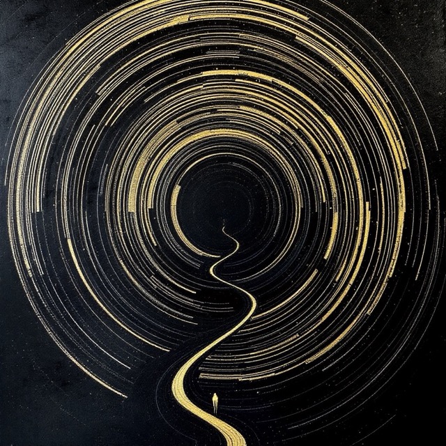 Sample image in the Trowelled Gilt Pulse style