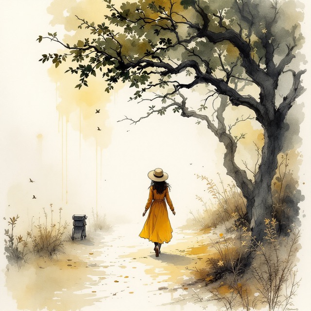 The Tide-Marked Pen Wash style rendered with FLUX 1.1 pro