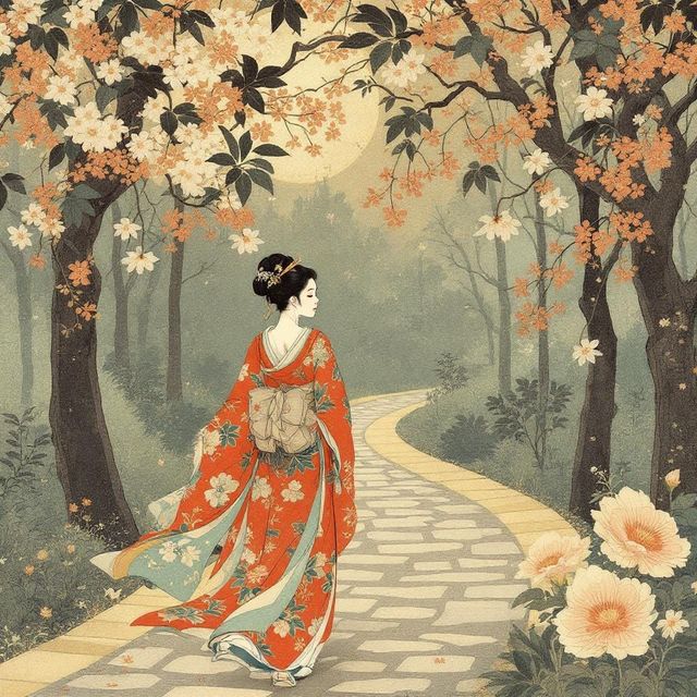 The BijinUkiyoe style rendered with FLUX 1.1 pro