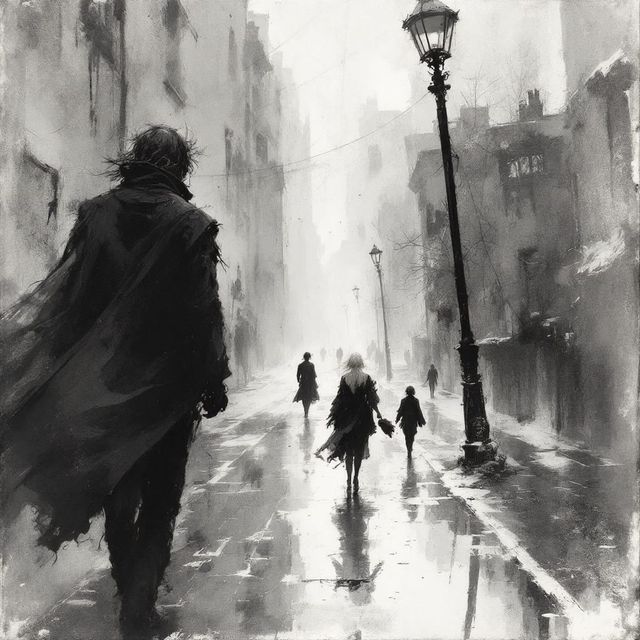 Sample image in the Silvered-Gothic Luminism style